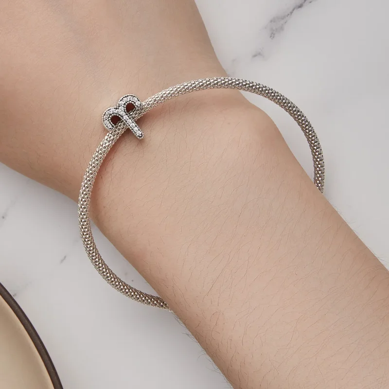 (bilde for) Pandora Style Aries Lucky Zodiac Sign Charm - SCC2516-1 - Vis 6