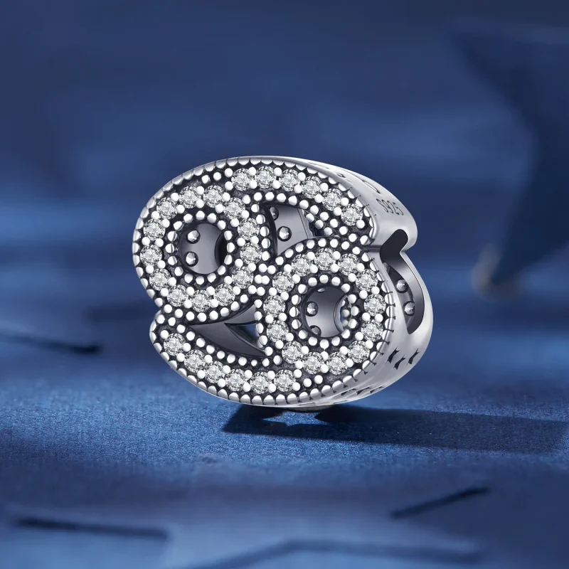 (bilde for) Pandora Style Cancer Lucky Zodiac Charm - SCC2516-4 - Vis 2