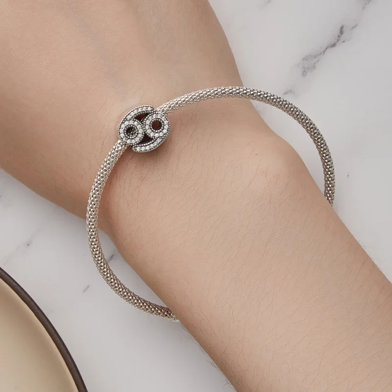 (bilde for) Pandora Style Cancer Lucky Zodiac Charm - SCC2516-4 - Vis 6