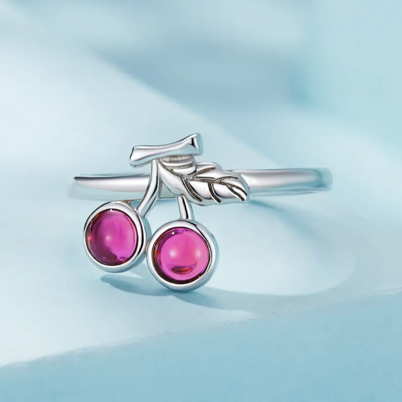 (bilde for) Pandora Style Cherry Open Ring - SCR936 - Vis 3