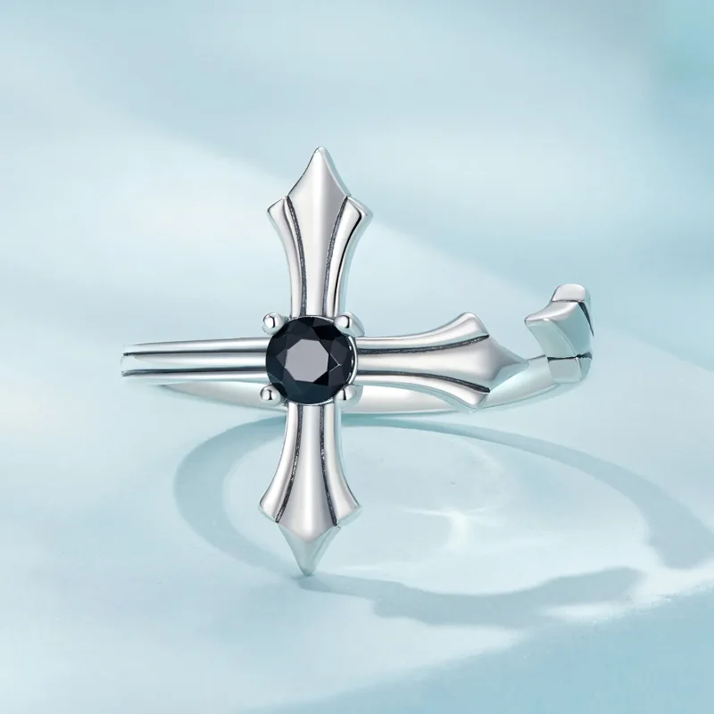 (bilde for) Pandora Style Cross Open Ring - SCR939 - Vis 3