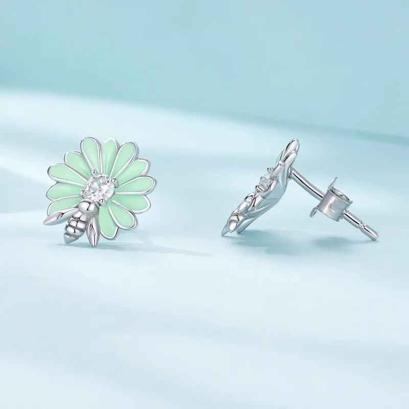 (bilde for) Pandora Style Daisy Bee Stud øredobber - SCE1598 - Vis 3