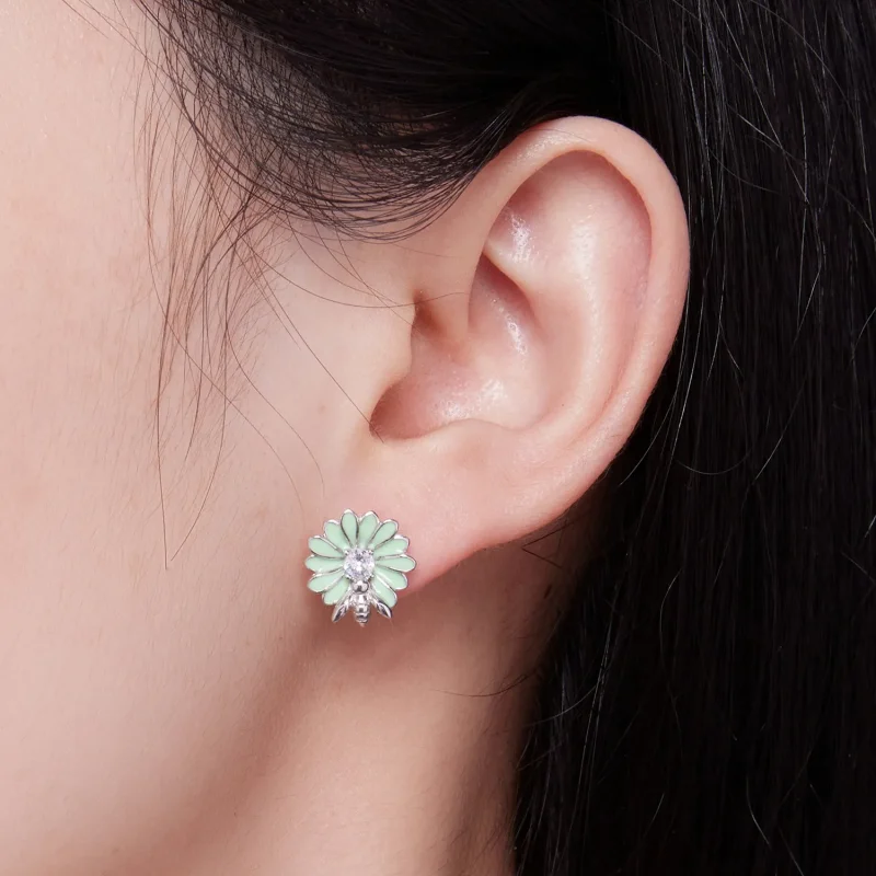 (bilde for) Pandora Style Daisy Bee Stud øredobber - SCE1598 - Vis 5