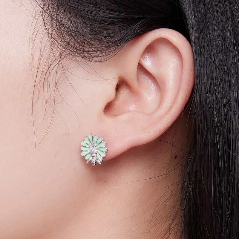 (bilde for) Pandora Style Daisy Bee Stud øredobber - SCE1598 - Vis 7