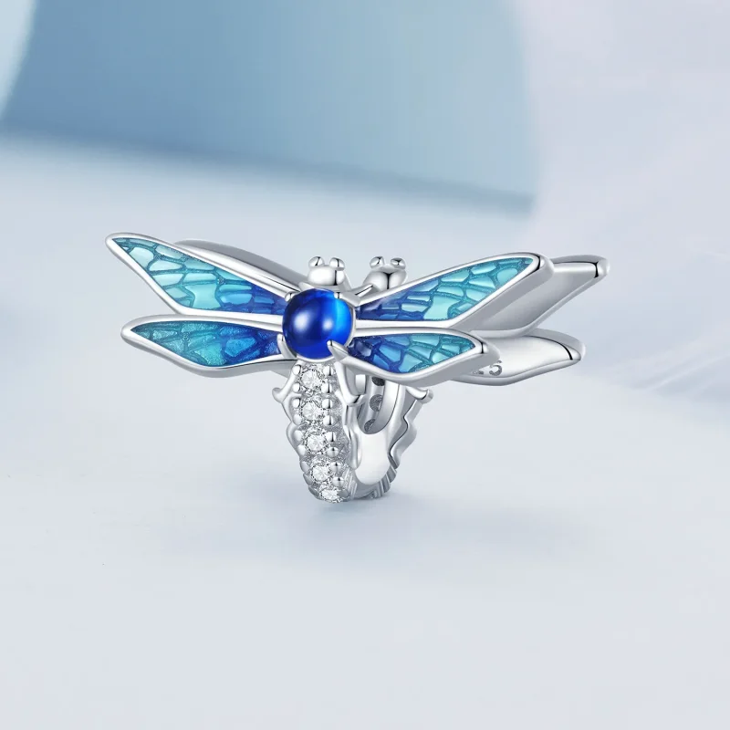 (bilde for) Pandora Style Delikat Dragonfly Charm - BSC859 - Vis 2
