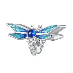 (bilde for) Pandora Style Delikat Dragonfly Charm - BSC859
