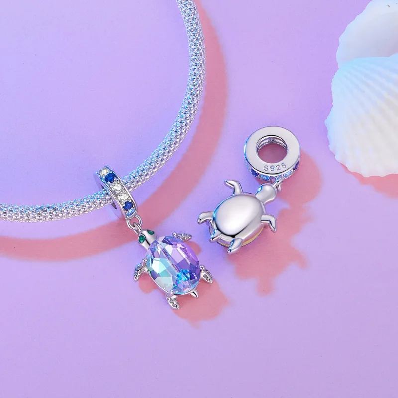 (bilde for) Pandora Style Delikat Turtle Anheng Charm - BSC849 - Vis 4