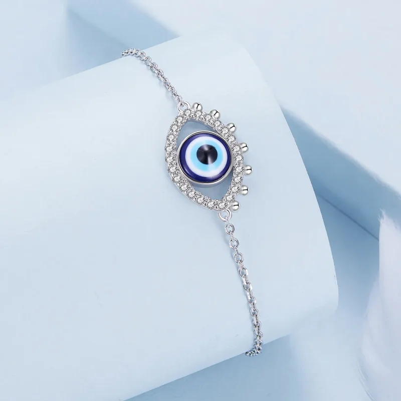(bilde for) Pandora Style Devil Eye Armbånd - BSB129 - Vis 2
