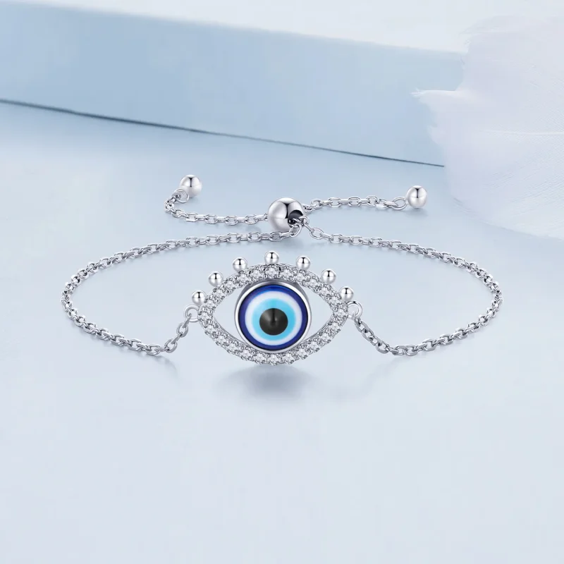 (bilde for) Pandora Style Devil Eye Armbånd - BSB129 - Vis 3