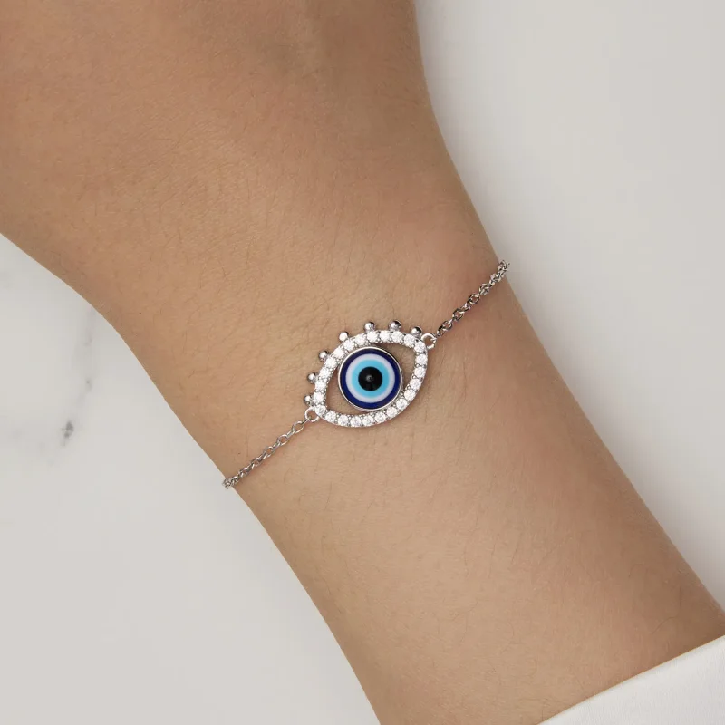 (bilde for) Pandora Style Devil Eye Armbånd - BSB129 - Vis 7