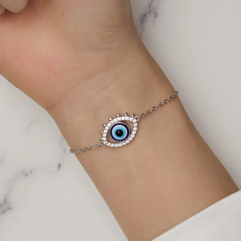 (bilde for) Pandora Style Devil Eye Armbånd - BSB129 - Vis 8