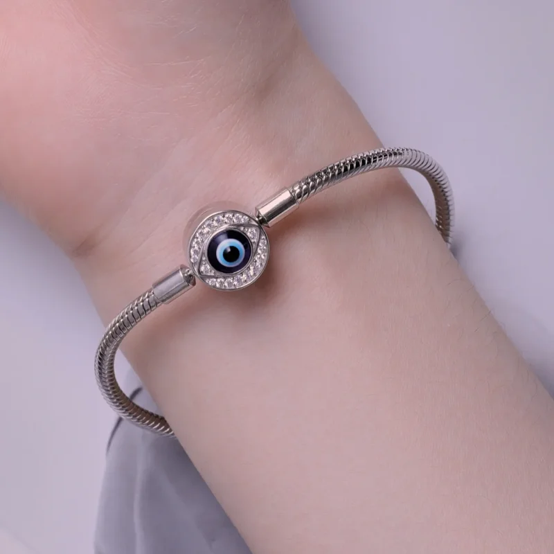 (bilde for) Pandora Style Devil Eye Basics kjedearmbånd - BSB122 - Vis 6