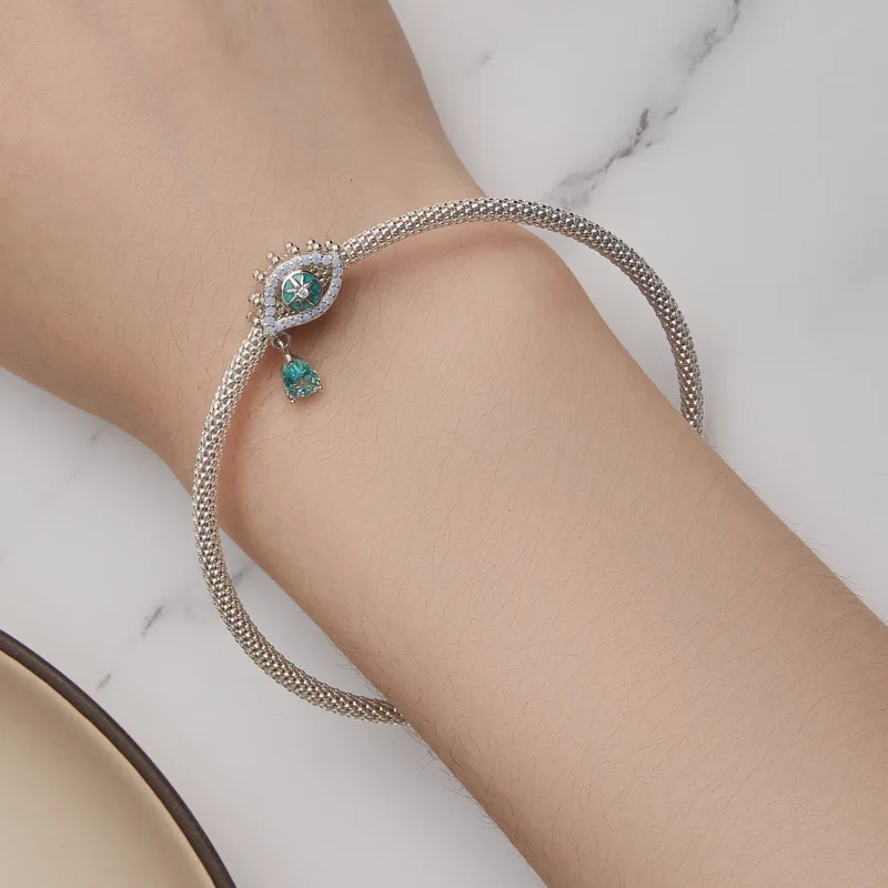 (bilde for) Pandora Style Devil Eye Charm - BSC856 - Vis 5