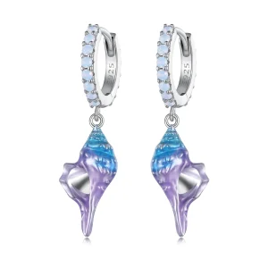 (bilde for) Pandora Style Dream Conch Hoops øredobber - BSE841