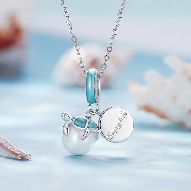 (bilde for) Pandora Style Enjoy Life of Sea Turtles Pendant Charm - SCC2506 - Vis 2