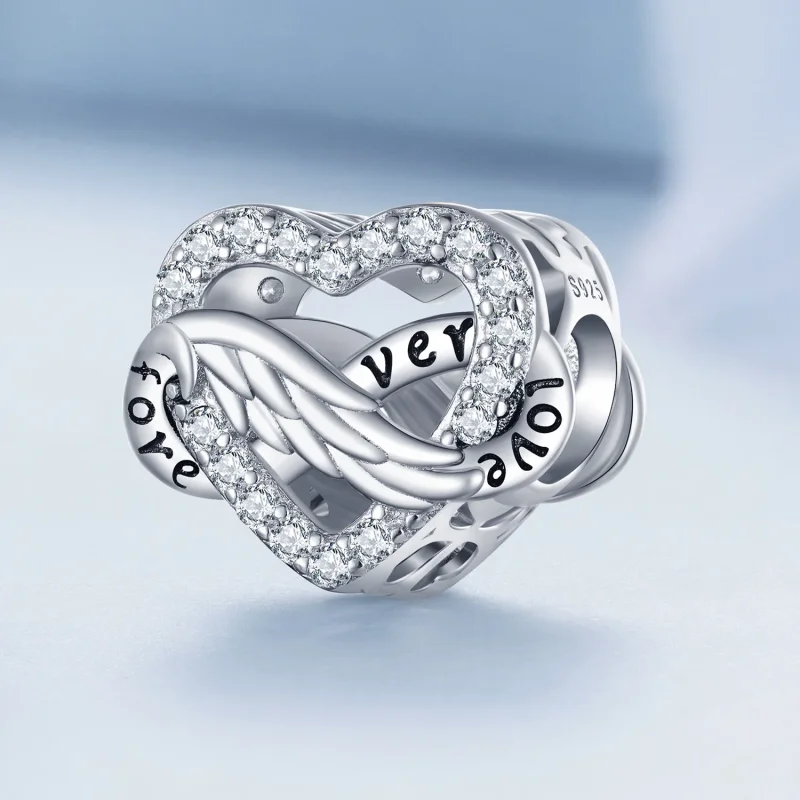 (bilde for) Pandora Style Eternal Heart Charm - BSC853 - Vis 2