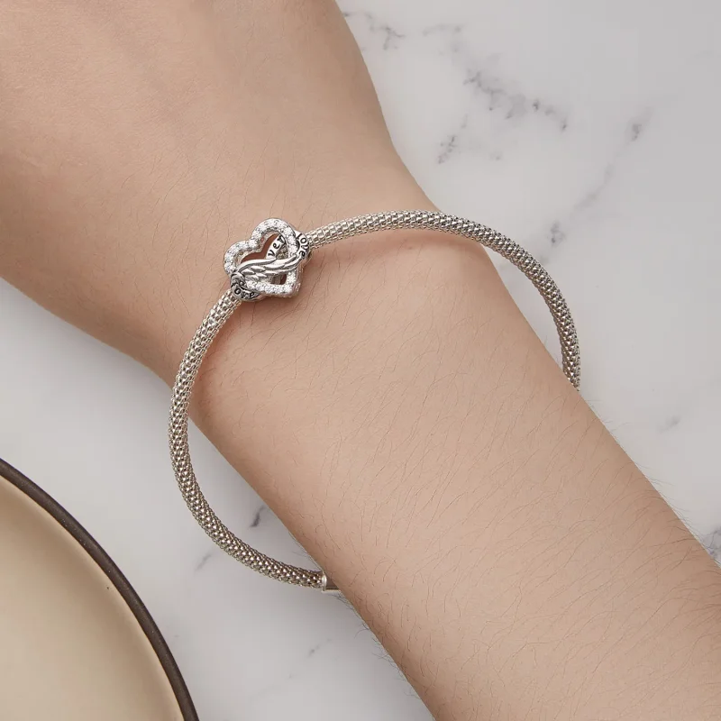 (bilde for) Pandora Style Eternal Heart Charm - BSC853 - Vis 6