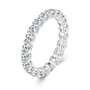 (bilde for) Pandora Style Fin Moissanite Ring - MSR029