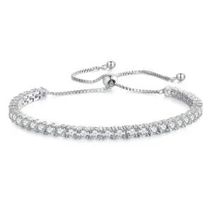 (bilde for) Pandora Style Fine Moissanite-armbånd - MSB005