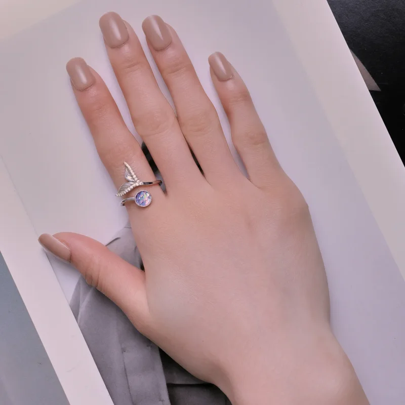 (bilde for) Pandora Style Fishtail Åpen Ring - BSR429 - Vis 4