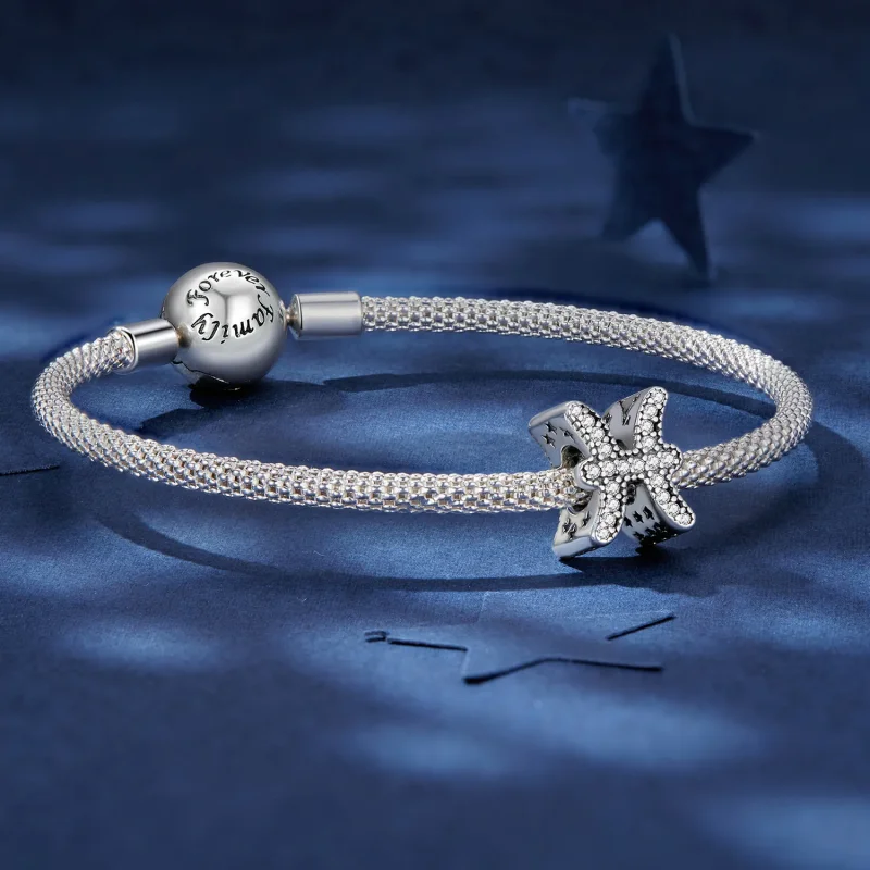 (bilde for) Pandora Style Fiskene Lucky Zodiac Charm - SCC2516-11 - Vis 5