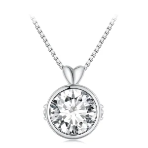 (bilde for) Pandora Style Halskjede med 1 karat Moissanite - MSN013