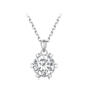 (bilde for) Pandora Style Halskjede med Luksus Moissanite - MSN006-A