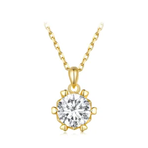 (bilde for) Pandora Style Halskjede med Luksus Moissanite - MSN006-B