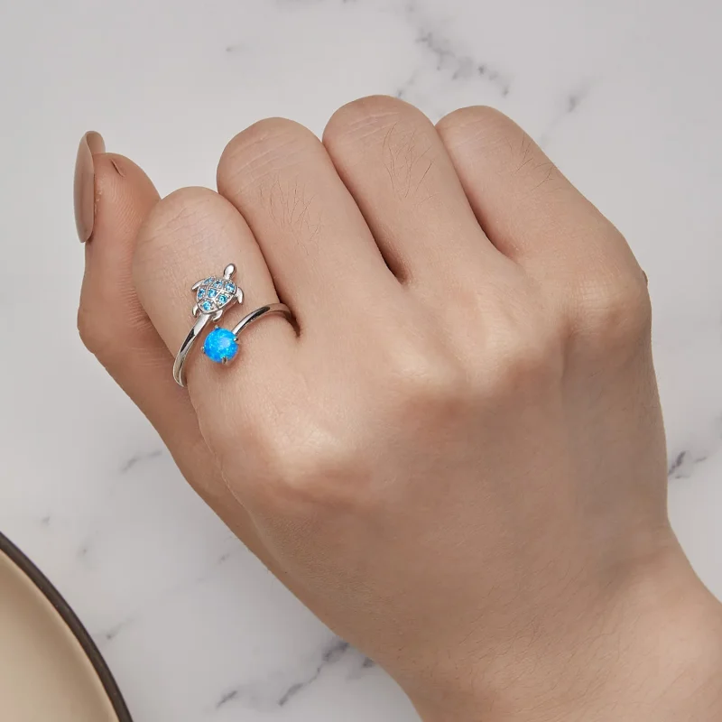 (bilde for) Pandora Style Havskilpadde Ring - SCR928 - Vis 4