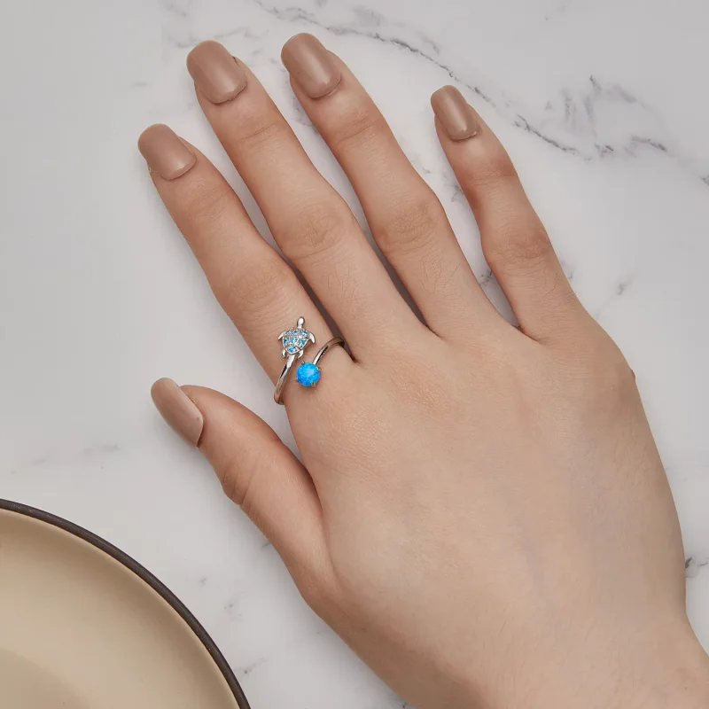 (bilde for) Pandora Style Havskilpadde Ring - SCR928 - Vis 5
