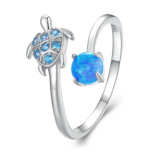 (bilde for) Pandora Style Havskilpadde Ring - SCR928