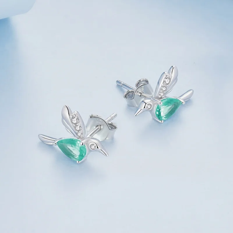 (bilde for) Pandora Style Hummingbird Stud øredobber - BSE849 - Vis 4