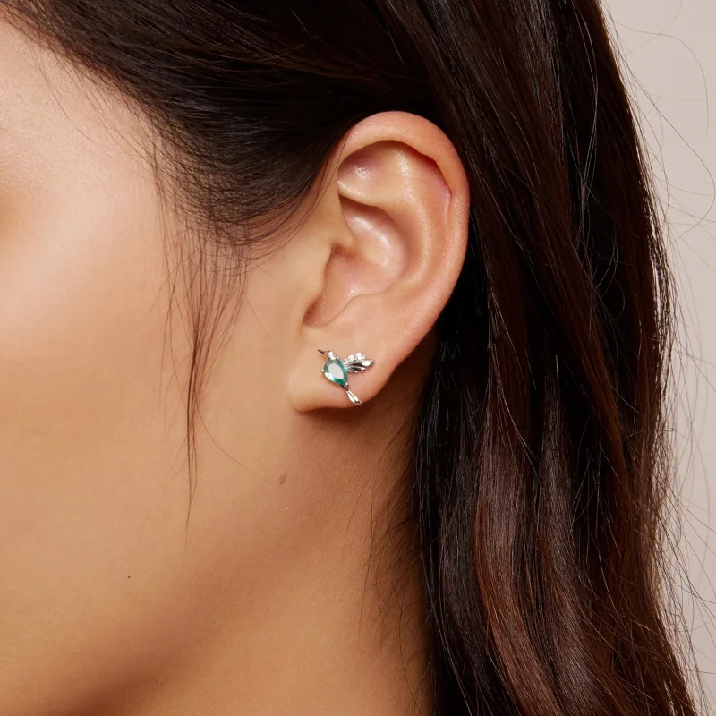 (bilde for) Pandora Style Hummingbird Stud øredobber - BSE849 - Vis 7