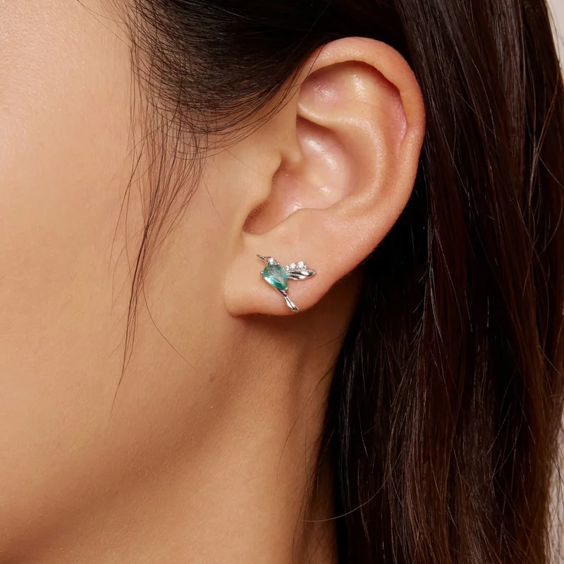 (bilde for) Pandora Style Hummingbird Stud øredobber - BSE849 - Vis 8
