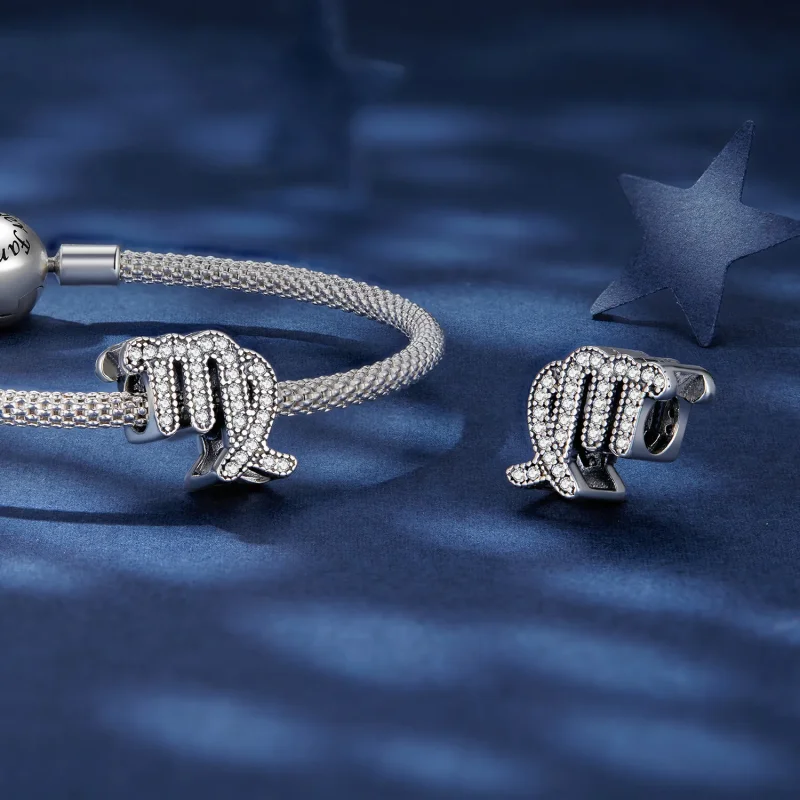(bilde for) Pandora Style Jomfruen Lucky Zodiac Charm - SCC2516-6 - Vis 4