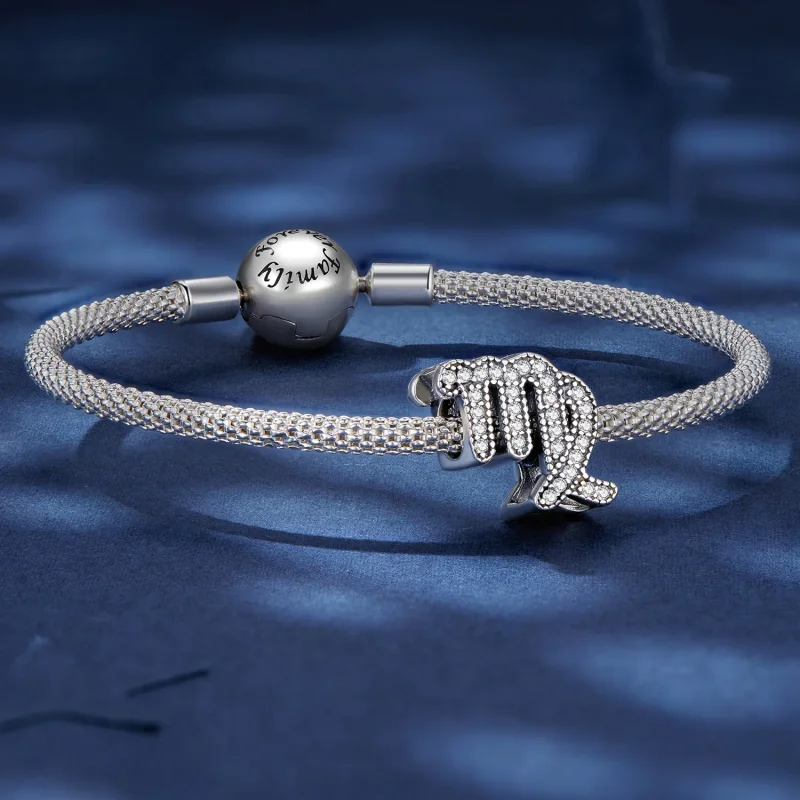 (bilde for) Pandora Style Jomfruen Lucky Zodiac Charm - SCC2516-6 - Vis 5