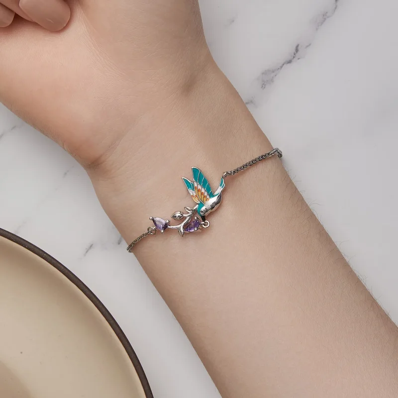 (bilde for) Pandora Style Kingfisher-armbånd - BSB126 - Vis 7