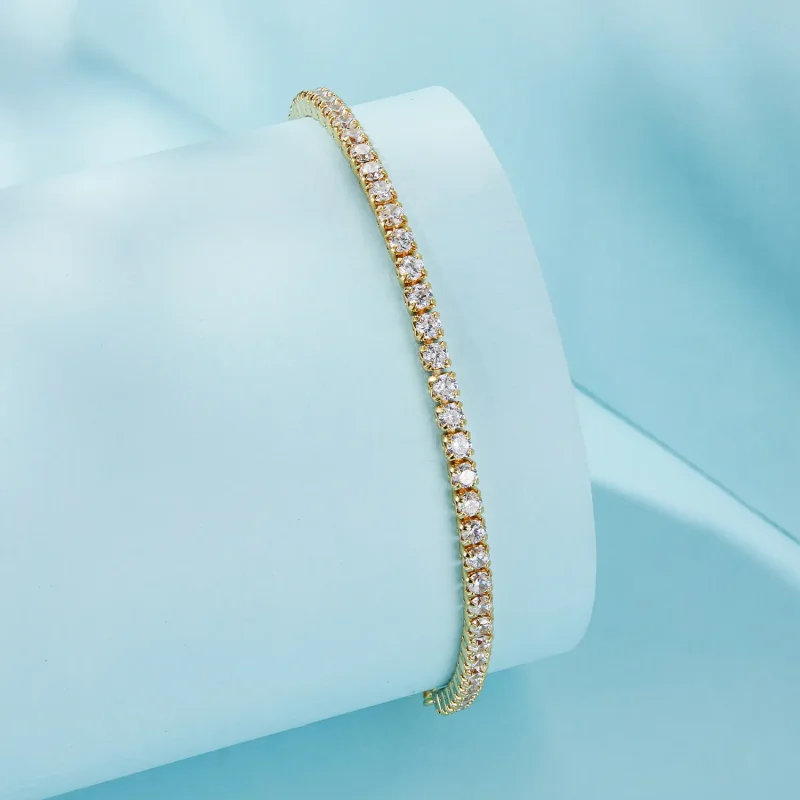 (bilde for) Pandora Style kjærlig gullbelagt armbånd - SCB029-B - Vis 2