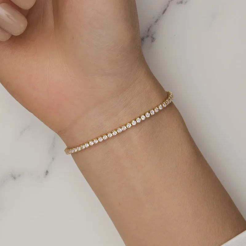 (bilde for) Pandora Style kjærlig gullbelagt armbånd - SCB029-B - Vis 6