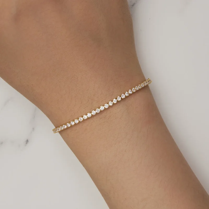 (bilde for) Pandora Style kjærlig gullbelagt armbånd - SCB029-B - Vis 7