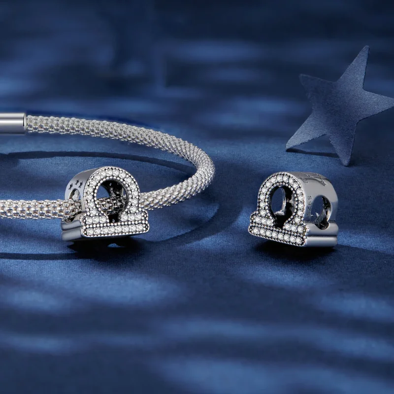 (bilde for) Pandora Style Libra Lucky Zodiac Charm - SCC2516-7 - Vis 4