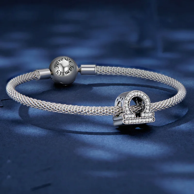 (bilde for) Pandora Style Libra Lucky Zodiac Charm - SCC2516-7 - Vis 5