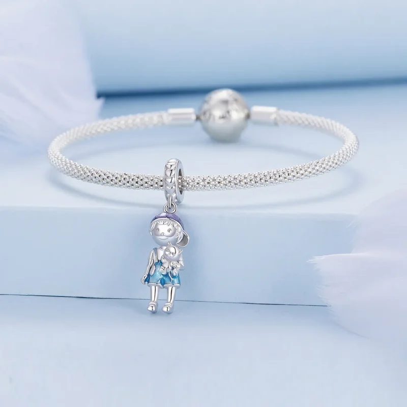 (bilde for) Pandora Style Little Boy Anheng Charm - BSC877 - Vis 3