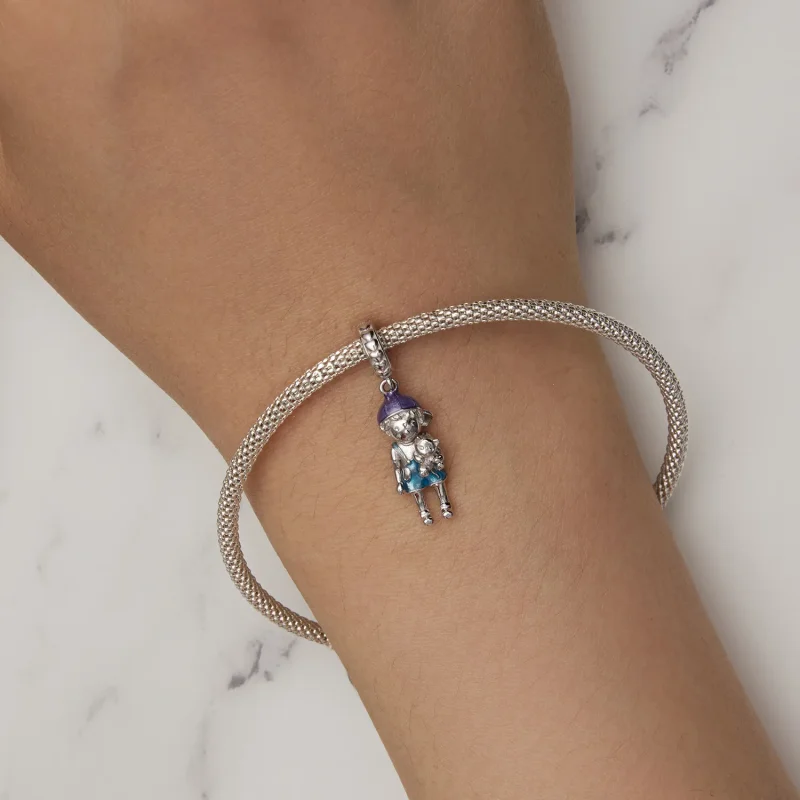 (bilde for) Pandora Style Little Boy Anheng Charm - BSC877 - Vis 6