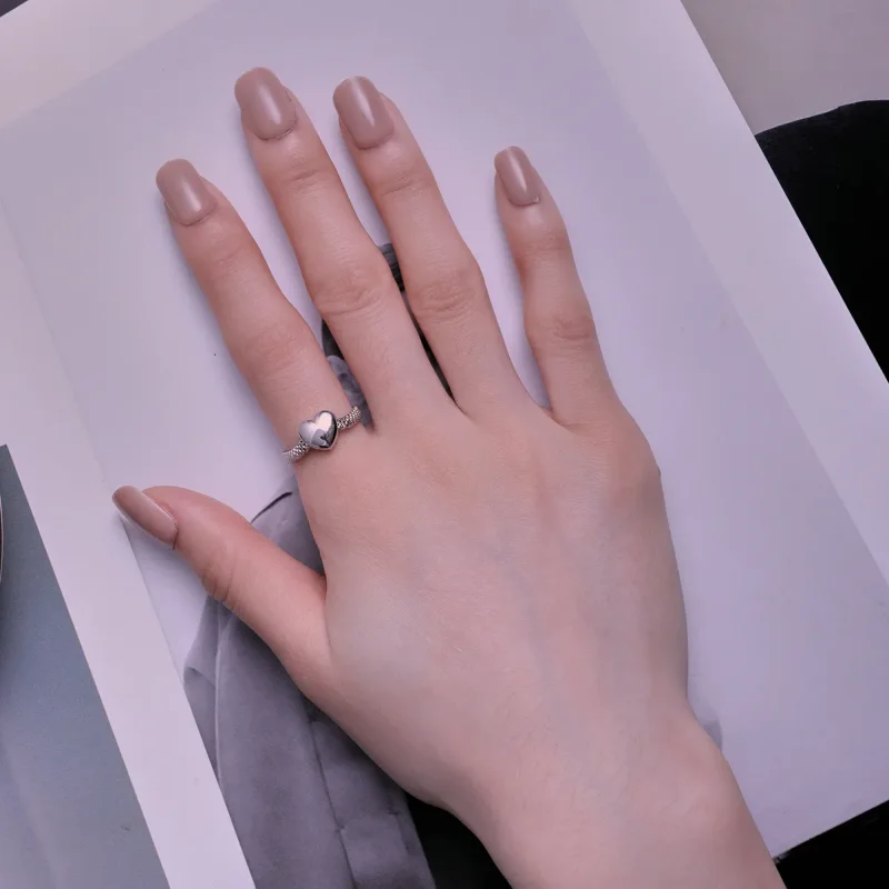 (bilde for) Pandora Style Love Chain Ring - BSR422 - Vis 4