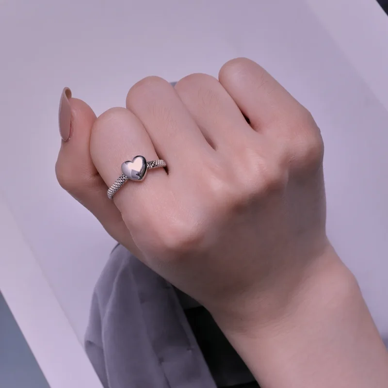 (bilde for) Pandora Style Love Chain Ring - BSR422 - Vis 6