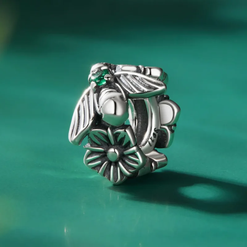 (bilde for) Pandora Style Lucky Bee Spacer Charm - SCC2526 - Vis 2