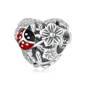 (bilde for) Pandora Style Lucky Ladybug Charm - SCC2524