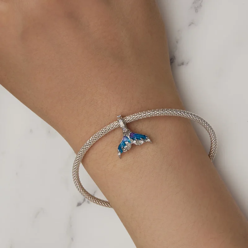 (bilde for) Pandora Style Mermaid Tail Charm - BSC876 - Vis 6