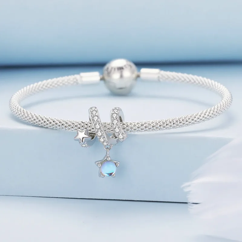 (bilde for) Pandora Style Meteor Shower Charm - BSC861 - Vis 3